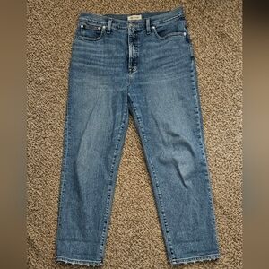 Madewell Perfect Vintage Straight Crop Jean